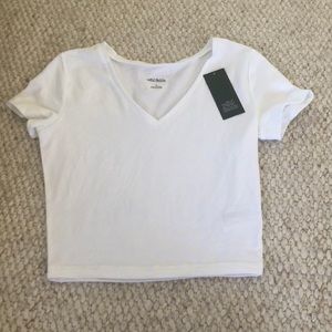 White Crop Top